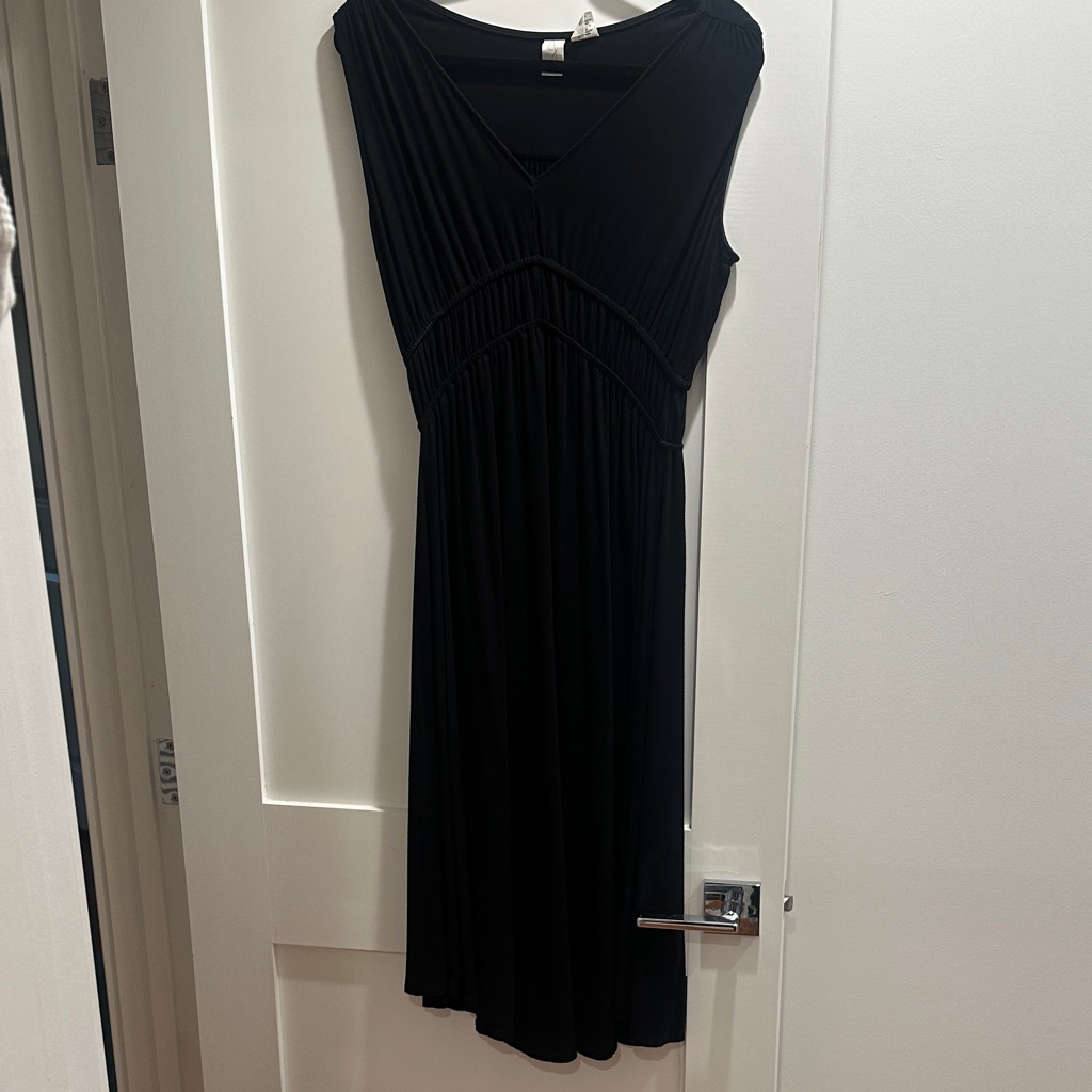 Comfortable Black Jersey Dress